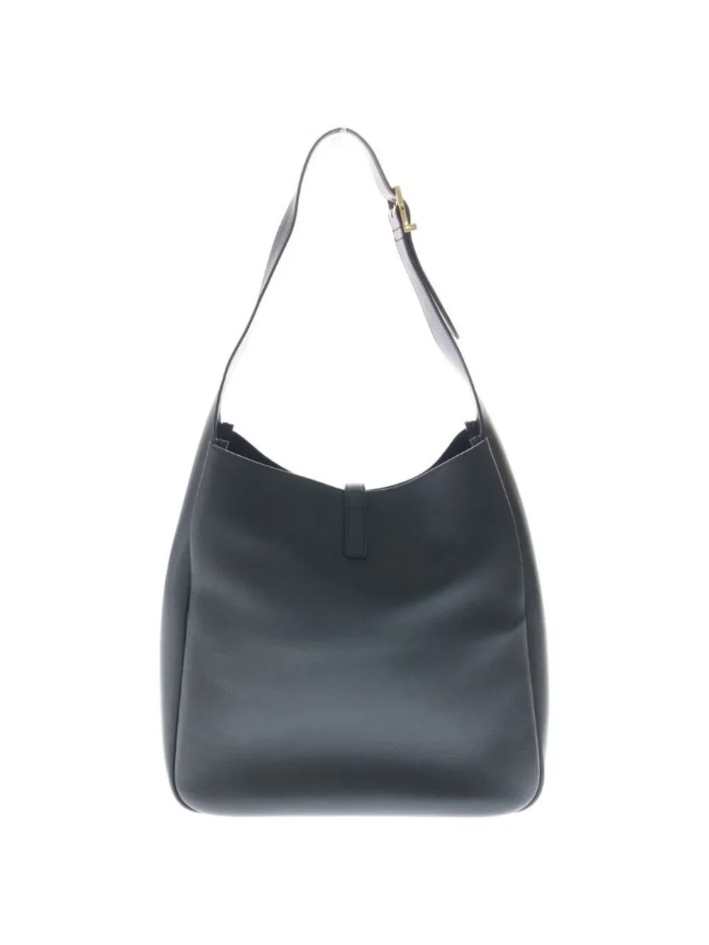 Saint Laurent Paris le Soft Large Calf Leather Tote Shoulder Bag Black